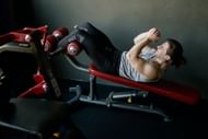 Overhead crunches. (Image credits: Pexels/ Ivan Samkov)